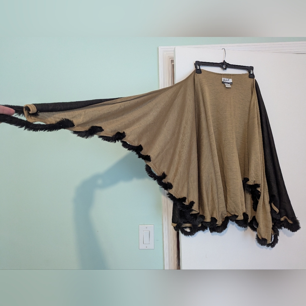 Randolph Duke Chic Tan and Brown Shawl